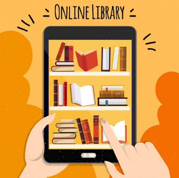 Бесплатными библиотеками контента. Реклама библиотеки. Библиотека вектор. Интернет библиотека иллюстрация.