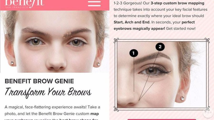 benefit brow genie