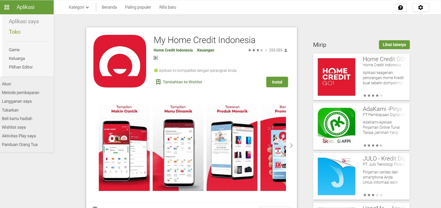 my home credit