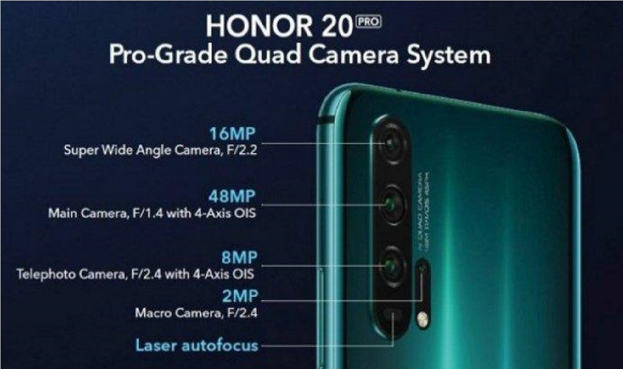 empat kamera di honor 20 pro