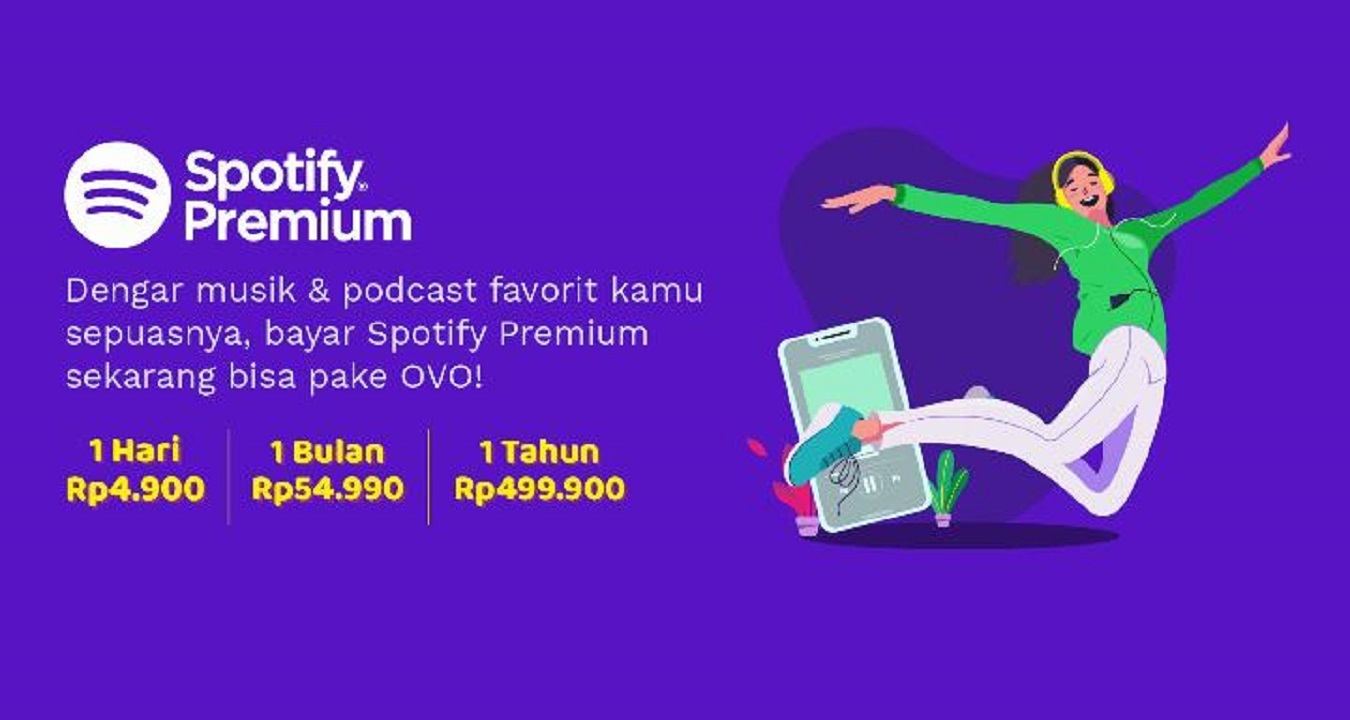 Cara Mudah Upgrade Spotify Premium Menggunakan OVO